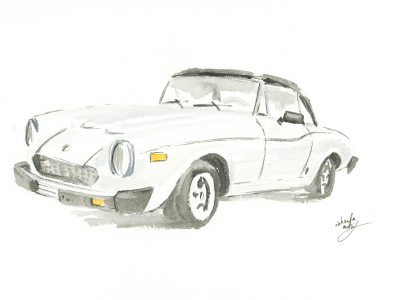 le petit et le grand bé à l'aquarelle